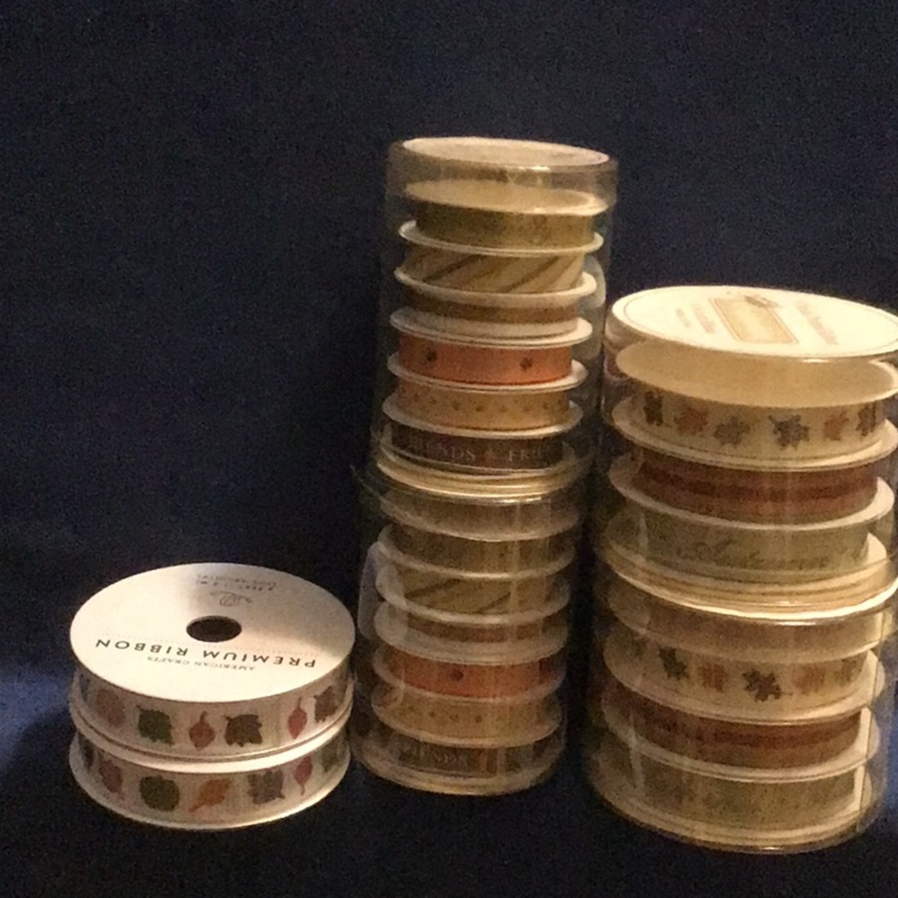 Fall colored ribbon